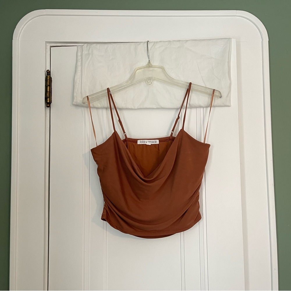 Scoop Neck Crop Top, size S - Picture 6 of 9
